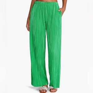 Steve Madden Bright Green Wide Leg Pants